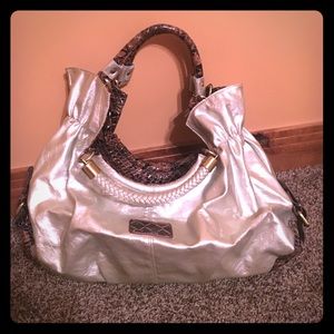Silver handbag